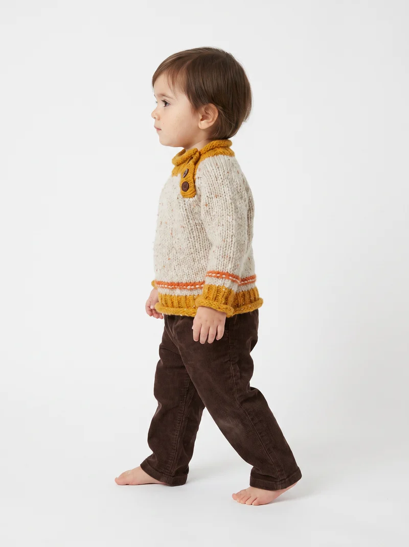 Gealach Baby Roll Neck Crew - Starbright