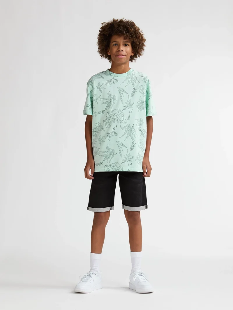 T-shirt met all-over print Agave