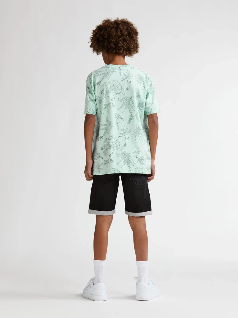 T-shirt met all-over print Agave
