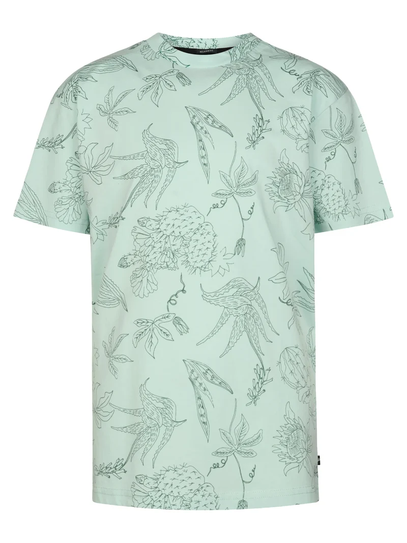 T-shirt met all-over print Agave