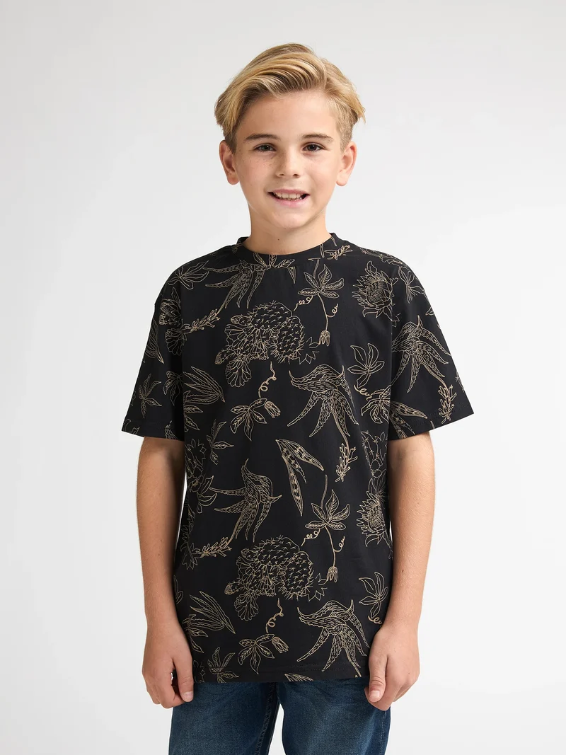 T-shirt met all-over print Agave