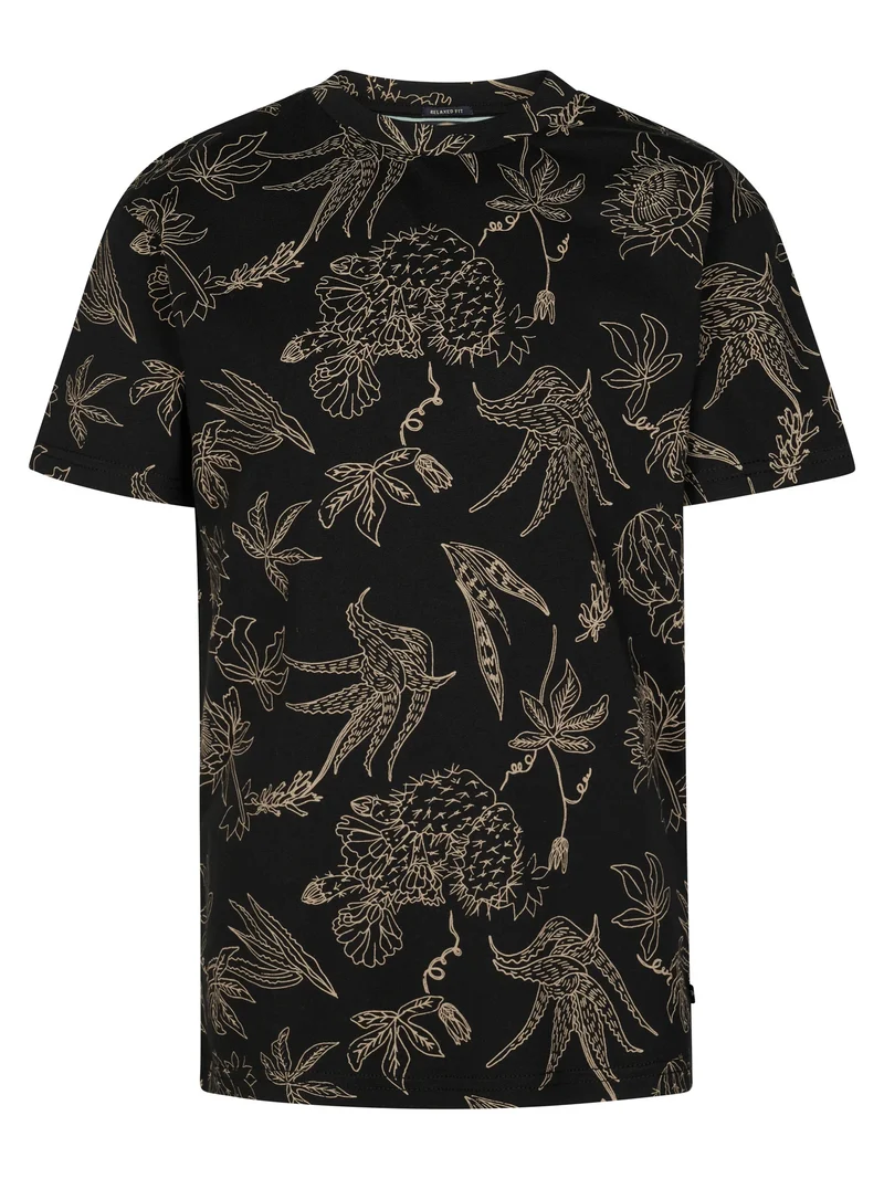 T-shirt met all-over print Agave