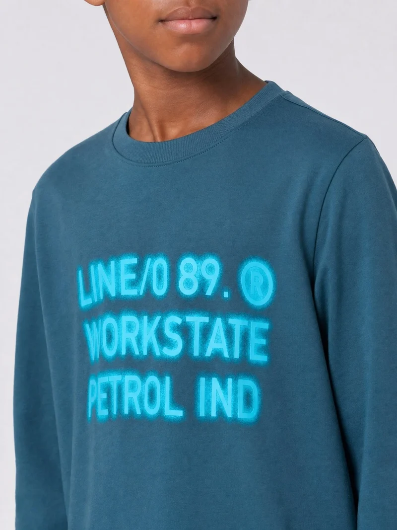 Sweater met print Millbrook