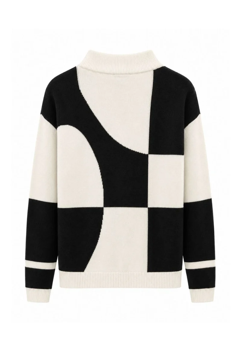 Pulli WILD MOCHA mit Rippbündchen