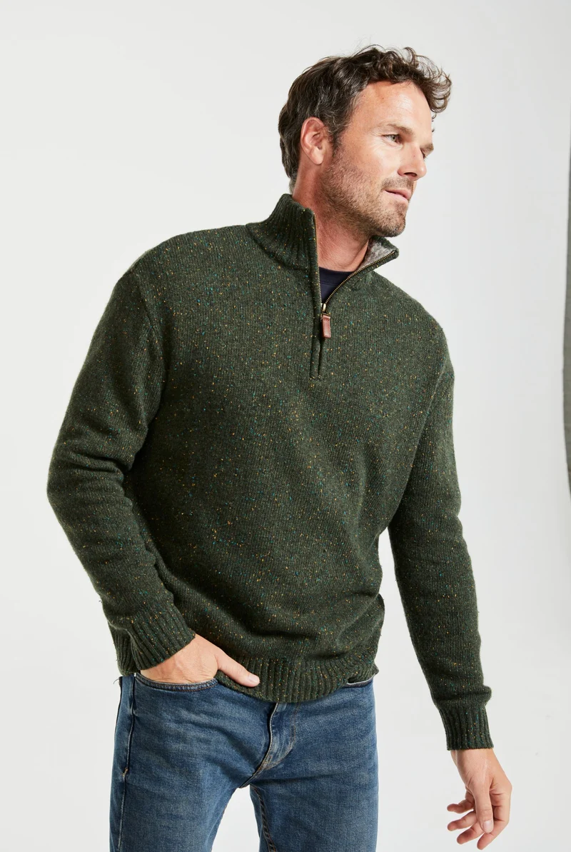 Belleek Troyer Mens Sweater - Green